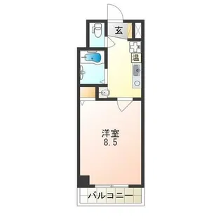 プリヴェ2号館【4階】の間取り