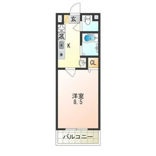 プリヴェ2号館【2階】の間取り