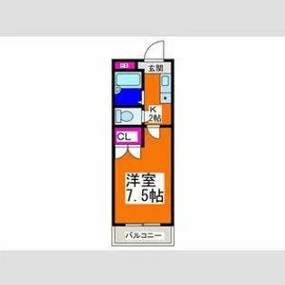 エスティーコート【3階】の間取り