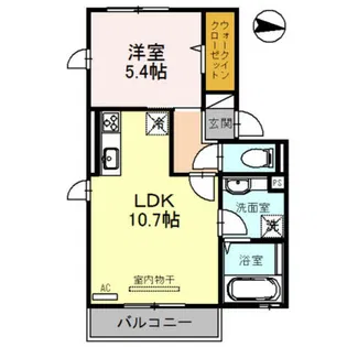 セピアコート住吉大社【1階】の間取り