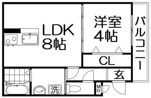 ウインドヒル御殿山Ⅱ【3階】の間取り
