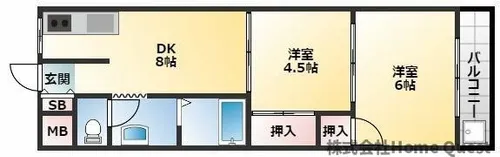 グランドハイツヤマダ【1階】の間取り