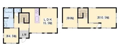兵庫県姫路市飾磨区阿成渡場【一戸建】の間取り