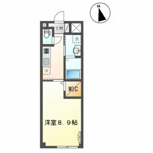 Peaceful七隈【1階】の間取り