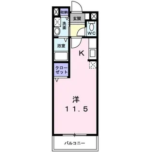 ユングフラウⅡ【3階】の間取り
