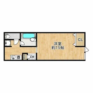 フォンテーヌ曽根【1階】の間取り