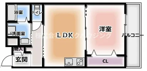 Alivio古川橋【1階】の間取り
