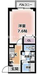 レヴィア門真【2階】の間取り