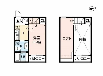 リーフレスト【1階】の間取り