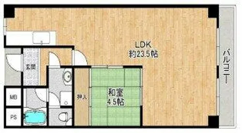 コートSU【1階】の間取り
