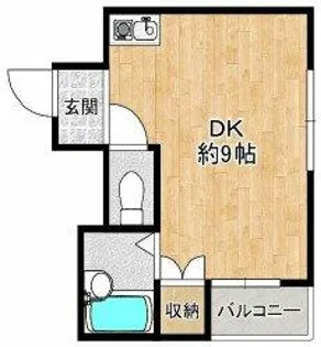 コートAU【1階】の間取り