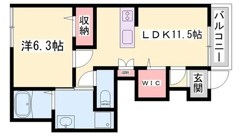 アクロポリス7【102号室】の間取り