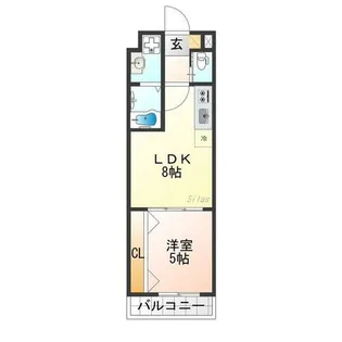 ARCA嵯峨嵐山【3階】の間取り