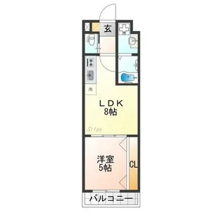 ARCA嵯峨嵐山【3階】の間取り