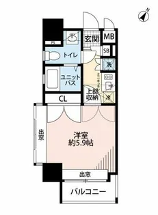 ダイナコートエスタディオ大濠公園Ⅱ【10階】の間取り
