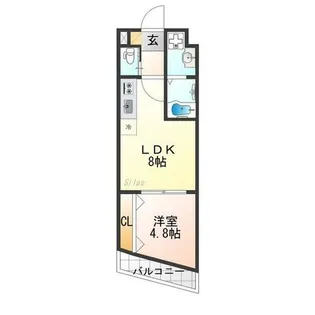 ARCA嵯峨嵐山【1階】の間取り