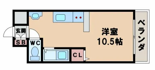 チコアドニス【5階】の間取り