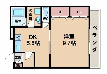 サンライトあべのⅤ【3階】の間取り