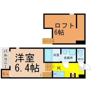 フルジュア本陣【2階】の間取り