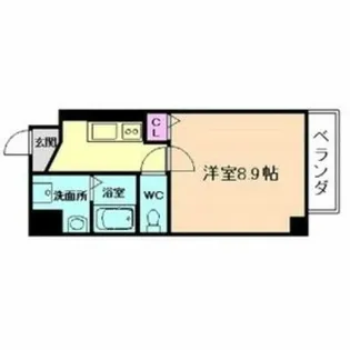 RB桑津【8階】の間取り