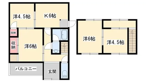 兵庫県姫路市西八代町【一戸建】の間取り