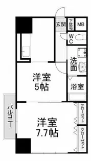 ヒット馬借テラス【3階】の間取り