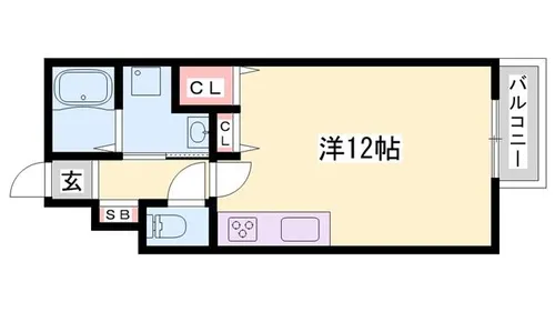 フローラコート【101号室】の間取り