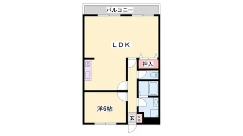 プラチナコート青山【102号室】の間取り