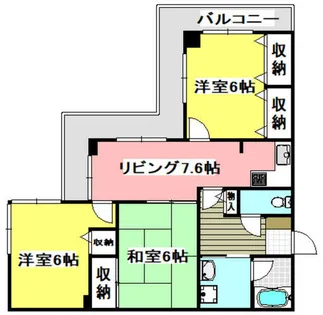 ハイレジデンス大神木【403号室】の間取り