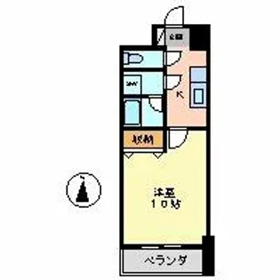 セレブランド堀田駅前【8階】の間取り