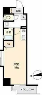 HF名駅北レジデンス WEST【9階】の間取り