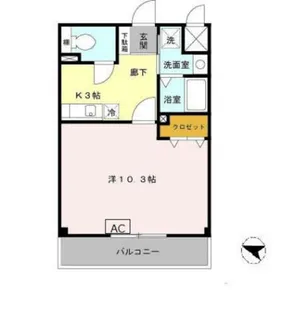 シャトルウエスト【2階】の間取り