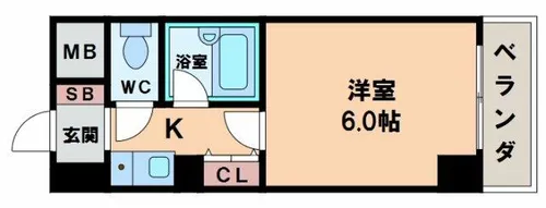 アヴァンセ播磨町【8階】の間取り