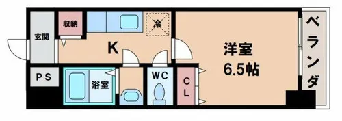 エストレージャ文の里【8階】の間取り