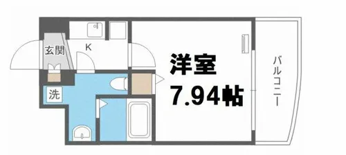 セレニテ難波西【9階】の間取り