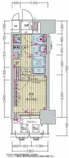 プレサンス上前津ディアシス【7階】の間取り