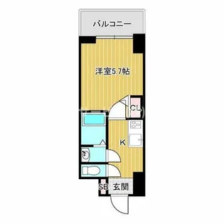 Le-Bear天王寺東【4階】の間取り