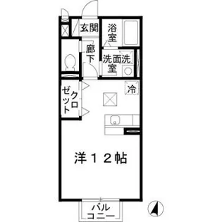 アゼリア【106号室】の間取り