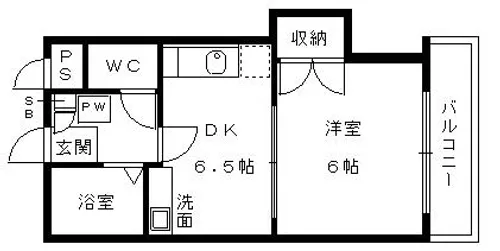 京都府京都市上京区大宮通中立売下る常陸町【マンション】の間取り