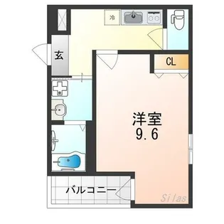 フジパレス湊ノース【1階】の間取り