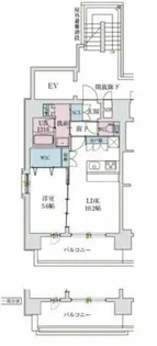 スプランディット梅田WEST【3階】の間取り