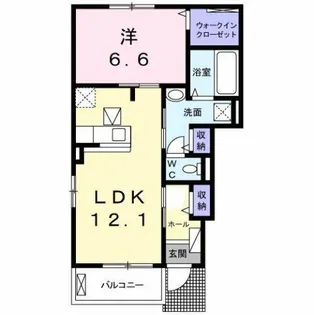 ブリランテ【1階】の間取り