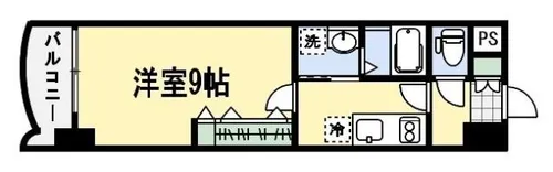 1Kの間取り画像