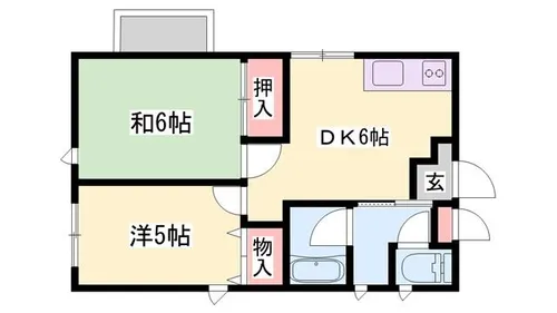 シティーコート藤枝【102号室】の間取り