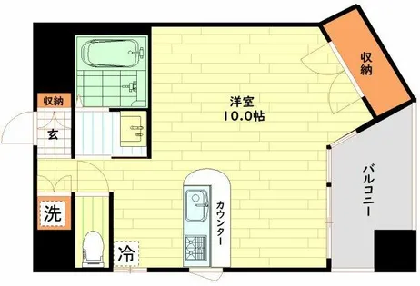 カレントハウス【5階】の間取り