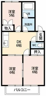 ロイヤルPartⅠ【201号室】の間取り