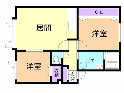 コーポオアシス2【202号室】の間取り