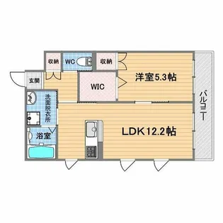 ルーエプラッツ【2階】の間取り