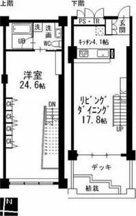 トランセット覚王山【1階】の間取り