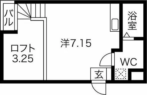 ピアチェーレ新栄【1階】の間取り